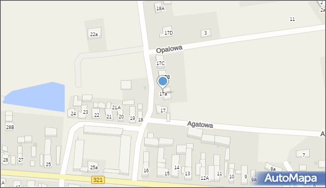 Grodziec Mały, Grodziec Mały, 17a, mapa Grodziec Mały