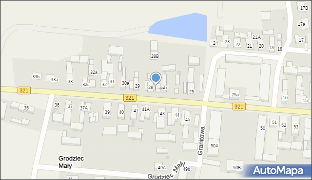 Grodziec Mały, Grodziec Mały, 28a, mapa Grodziec Mały