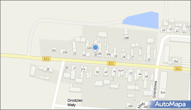 Grodziec Mały, Grodziec Mały, 32, mapa Grodziec Mały