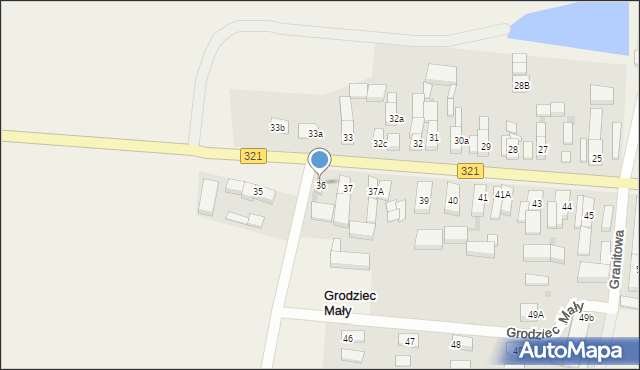 Grodziec Mały, Grodziec Mały, 36, mapa Grodziec Mały