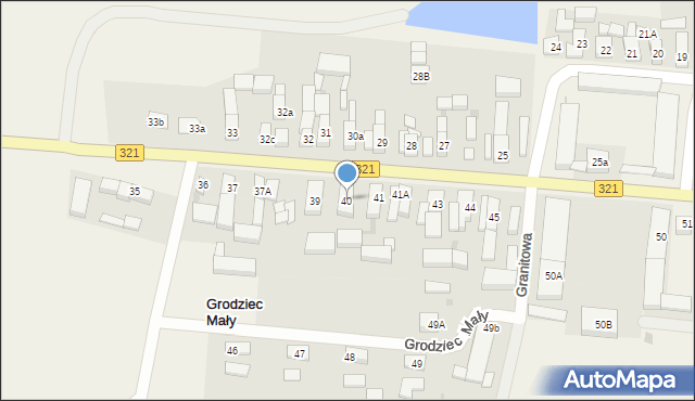 Grodziec Mały, Grodziec Mały, 40, mapa Grodziec Mały