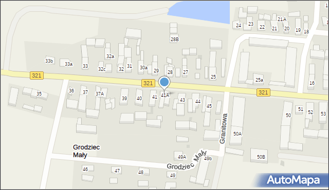 Grodziec Mały, Grodziec Mały, 41A, mapa Grodziec Mały