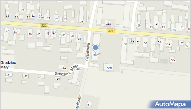 Grodziec Mały, Grodziec Mały, 50A, mapa Grodziec Mały