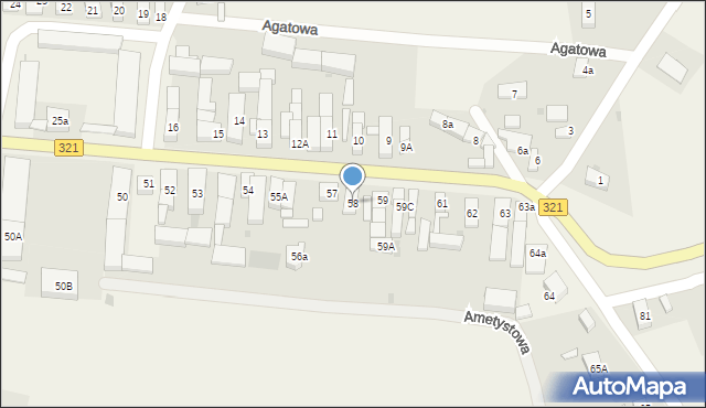 Grodziec Mały, Grodziec Mały, 58, mapa Grodziec Mały