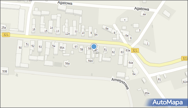 Grodziec Mały, Grodziec Mały, 59b, mapa Grodziec Mały