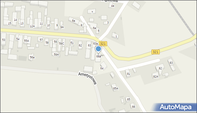 Grodziec Mały, Grodziec Mały, 64a, mapa Grodziec Mały