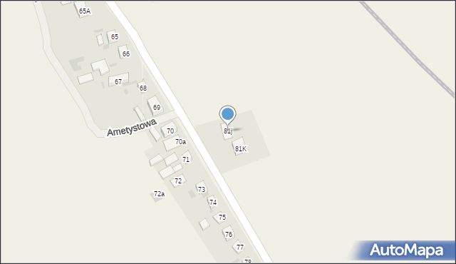 Grodziec Mały, Grodziec Mały, 81j, mapa Grodziec Mały