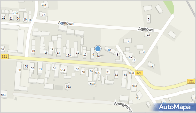 Grodziec Mały, Grodziec Mały, 9A, mapa Grodziec Mały
