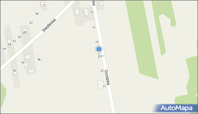 Grodzisk, Grodzka, 17, mapa Grodzisk