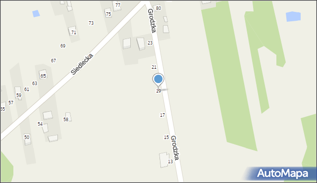 Grodzisk, Grodzka, 19, mapa Grodzisk