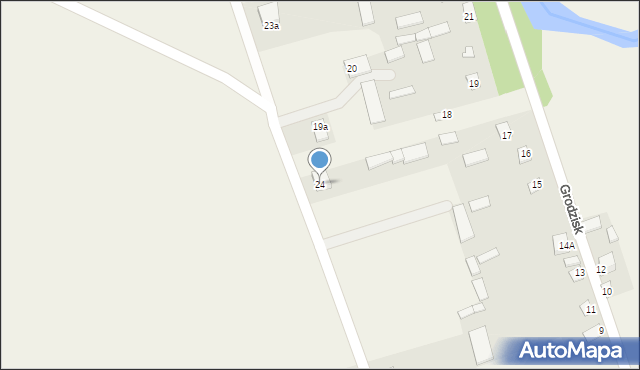Grodzisk, Grodzisk, 24, mapa Grodzisk