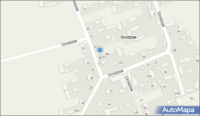 Grodzisk, Grodzisk, 35, mapa Grodzisk