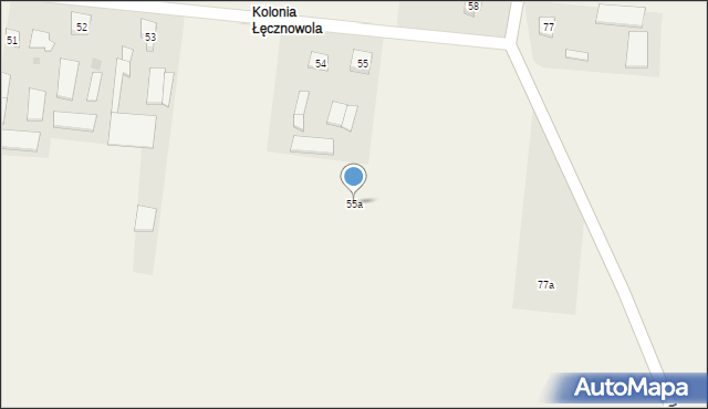 Grodzisk, Grodzisk, 55a, mapa Grodzisk