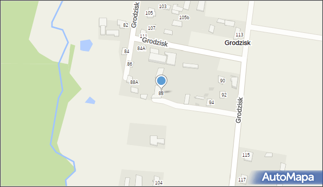 Grodzisk, Grodzisk, 88, mapa Grodzisk
