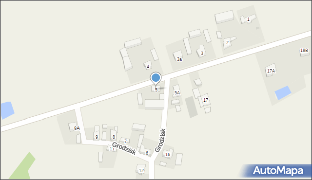 Grodzisk, Grodzisk, 5, mapa Grodzisk