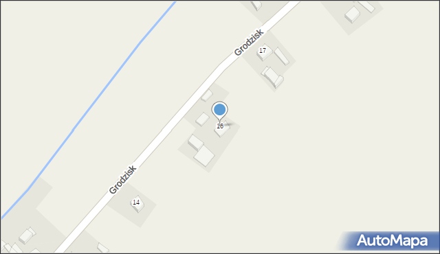 Grodzisk, Grodzisk, 16, mapa Grodzisk