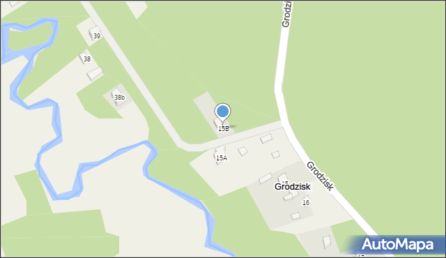 Grodzisk, Grodzisk, 15B, mapa Grodzisk