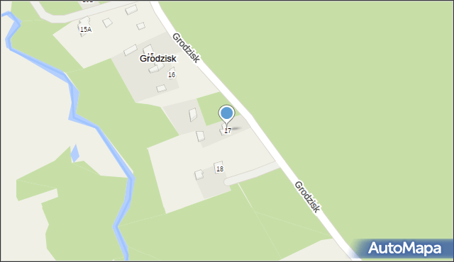 Grodzisk, Grodzisk, 17, mapa Grodzisk