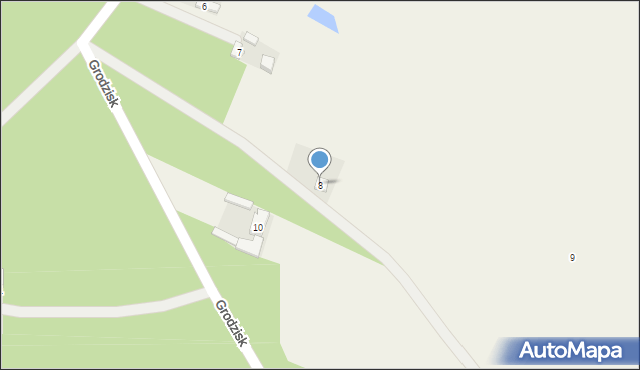 Grodzisk, Grodzisk, 8, mapa Grodzisk
