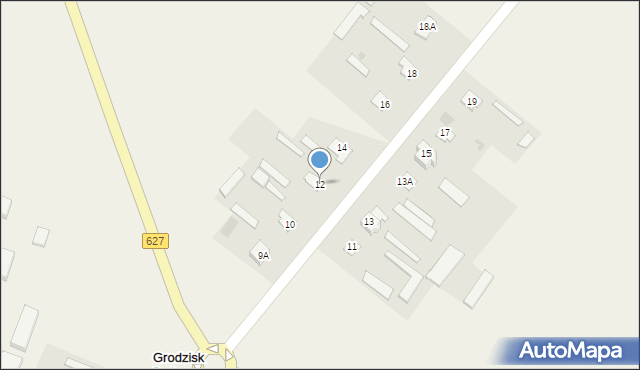 Grodzisk Duży, Grodzisk Duży, 12, mapa Grodzisk Duży