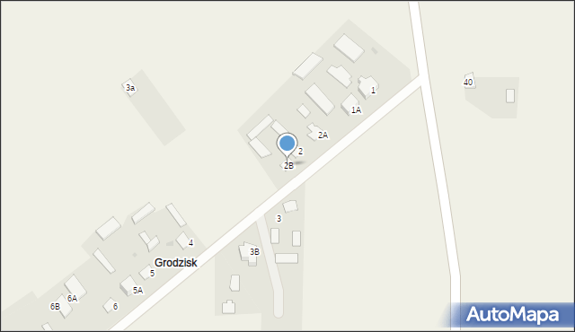 Grodzisk Mały, Grodzisk Mały, 2B, mapa Grodzisk Mały