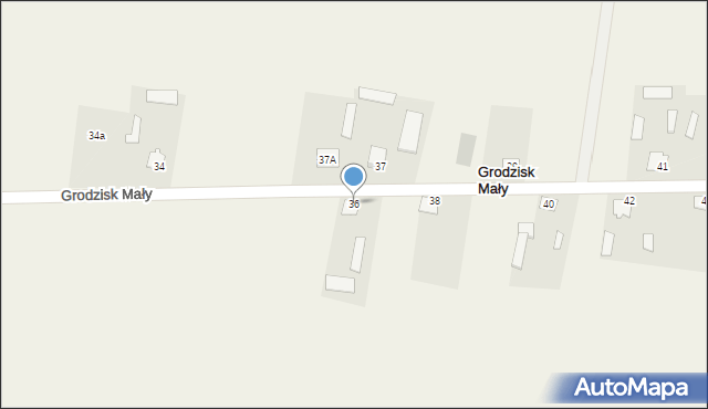 Grodzisk Mały, Grodzisk Mały, 36, mapa Grodzisk Mały