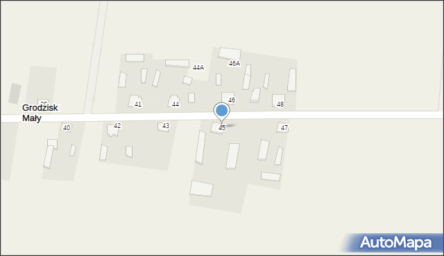 Grodzisk Mały, Grodzisk Mały, 45, mapa Grodzisk Mały