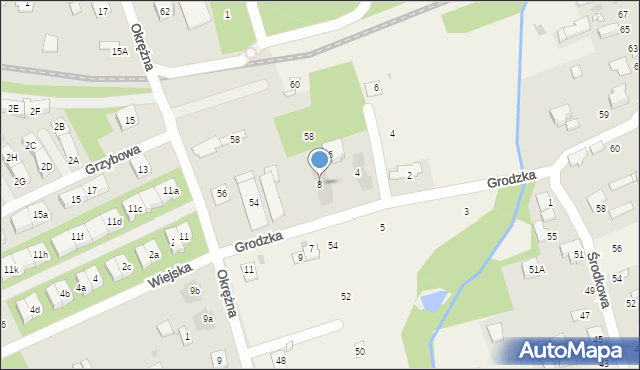 Grodzisk Mazowiecki, Grodzka, 8, mapa Grodzisk Mazowiecki