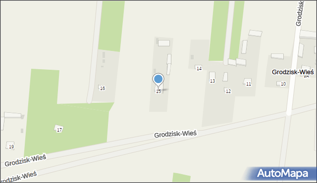 Grodzisk-Wieś, Grodzisk-Wieś, 15, mapa Grodzisk-Wieś