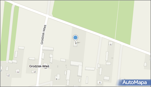 Grodzisk-Wieś, Grodzisk-Wieś, 8, mapa Grodzisk-Wieś