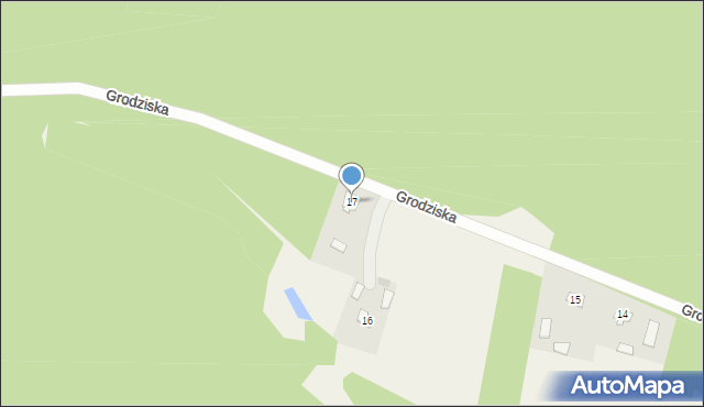 Grodziska, Grodziska, 17, mapa Grodziska