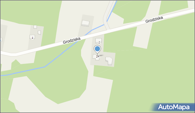 Grodziska, Grodziska, 2A, mapa Grodziska