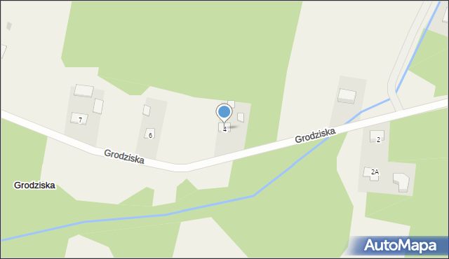 Grodziska, Grodziska, 4, mapa Grodziska