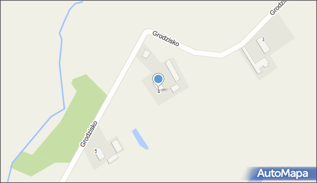 Grodzisko, Grodzisko, 4, mapa Grodzisko