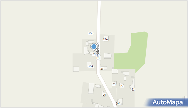 Grodzisko, Grodzisko, 25, mapa Grodzisko