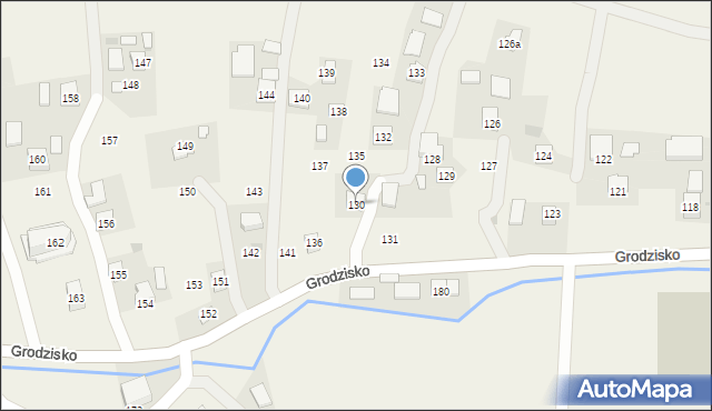 Grodzisko, Grodzisko, 130, mapa Grodzisko