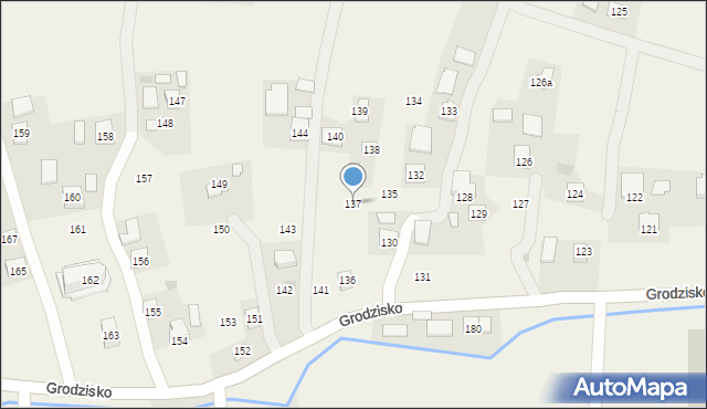 Grodzisko, Grodzisko, 137, mapa Grodzisko