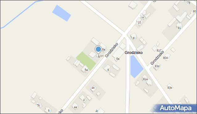 Grodzisko, Grodzisko, 9, mapa Grodzisko