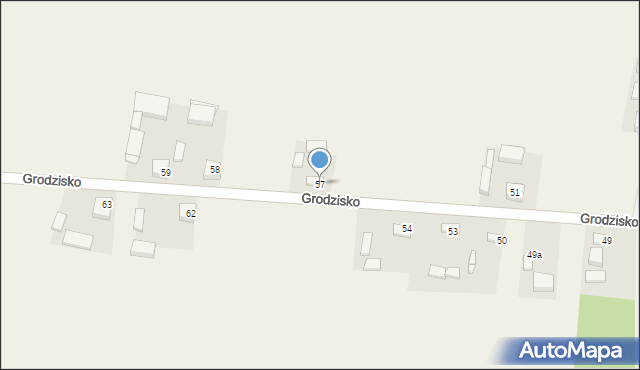 Grodzisko, Grodzisko, 57, mapa Grodzisko