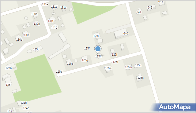 Grodzisko Dolne, Grodzisko Dolne, 125h, mapa Grodzisko Dolne