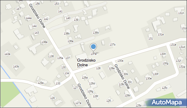 Grodzisko Dolne, Grodzisko Dolne, 137a, mapa Grodzisko Dolne