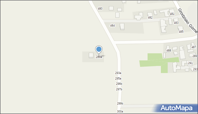 Grodzisko Dolne, Grodzisko Dolne, 289a, mapa Grodzisko Dolne