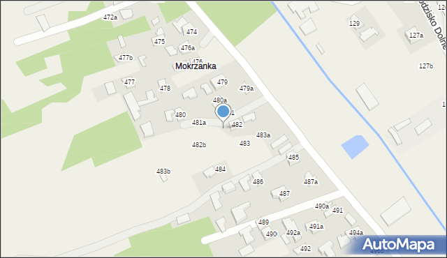 Grodzisko Dolne, Grodzisko Dolne, 482a, mapa Grodzisko Dolne