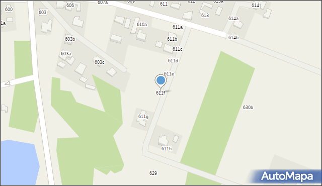Grodzisko Dolne, Grodzisko Dolne, 611f, mapa Grodzisko Dolne