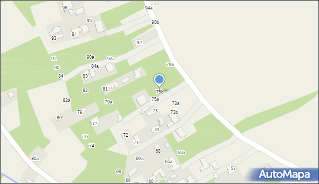 Grodzisko Dolne, Grodzisko Dolne, 75b, mapa Grodzisko Dolne