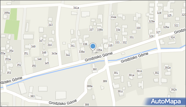 Grodzisko Górne, Grodzisko Górne, 337a, mapa Grodzisko Górne