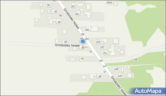 Grodzisko Nowe, Grodzisko Nowe, 90, mapa Grodzisko Nowe