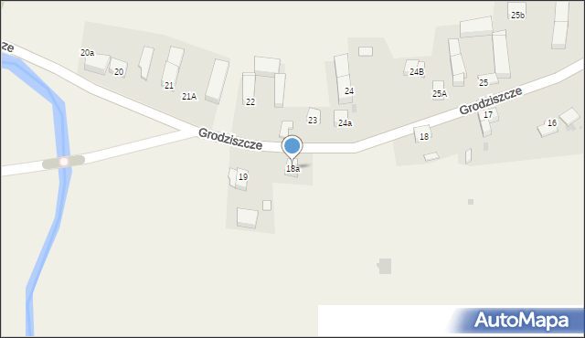 Grodziszcze, Grodziszcze, 18a, mapa Grodziszcze