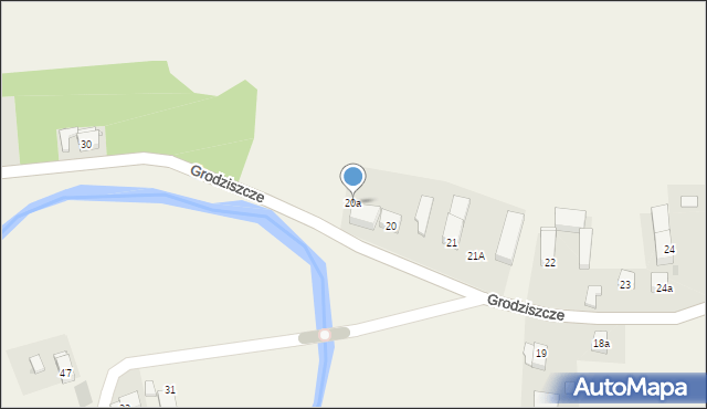Grodziszcze, Grodziszcze, 20a, mapa Grodziszcze