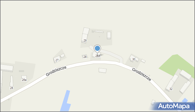 Grodziszcze, Grodziszcze, 28A, mapa Grodziszcze